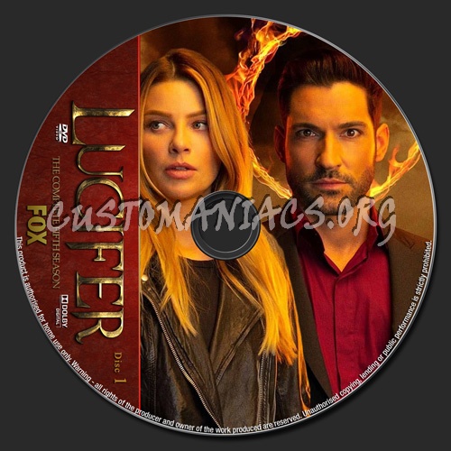 Lucifer Season 5 dvd label