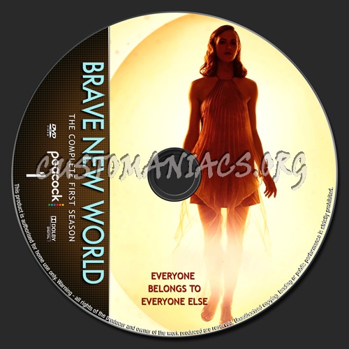 Brave New World Season 1 dvd label