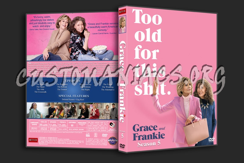 Grace and Frankie - Season 5 dvd cover