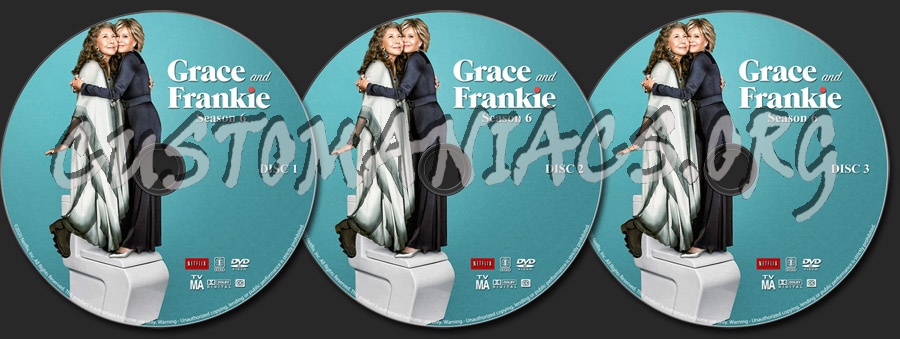 Grace and Frankie - Season 6 dvd label