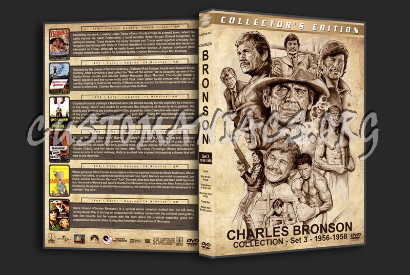 Charles Bronson Filmography - Set 3 (1956-1958) dvd cover
