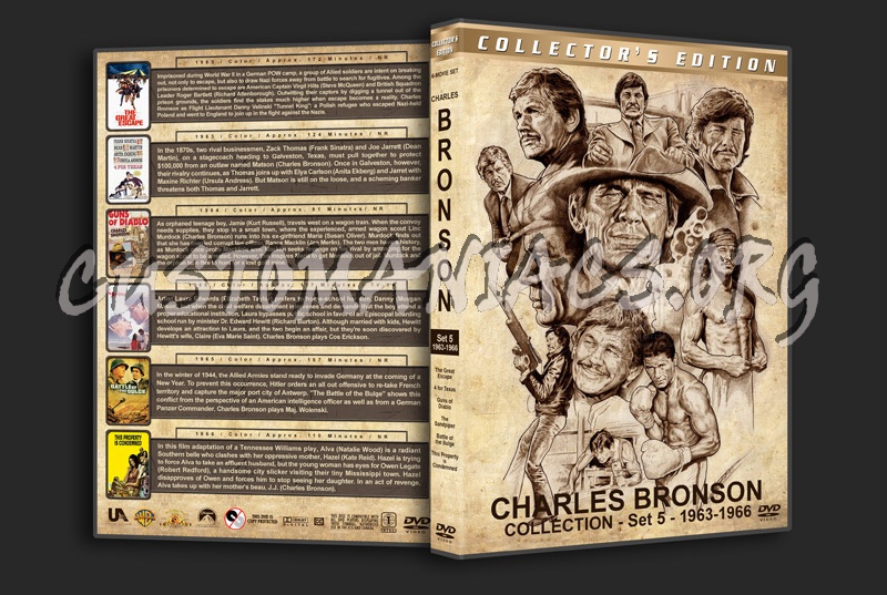 Charles Bronson Filmography - Set 5 (1963-1966) dvd cover