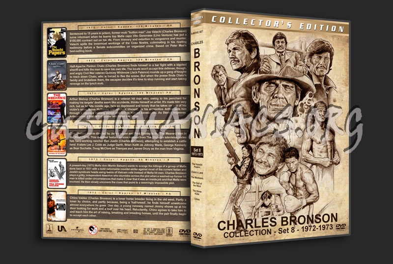 Charles Bronson Filmography - Set 8 (1972-1973) dvd cover