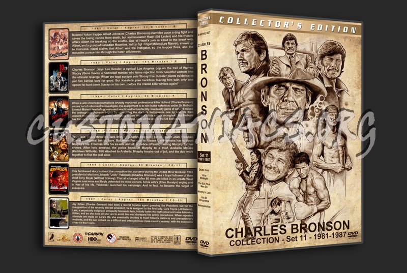 Charles Bronson Filmography - Set 11 (1981-1987) dvd cover