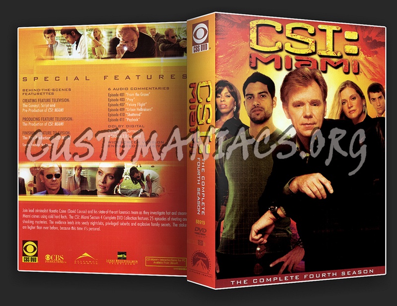 CSI Miami Season 4 dvd cover