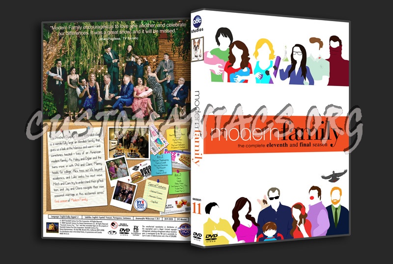 Modern Family - Season 11 dvd cover