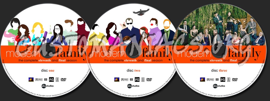 Modern Family - Season 11 dvd label