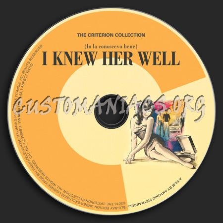 801 - I Knew Her Well dvd label