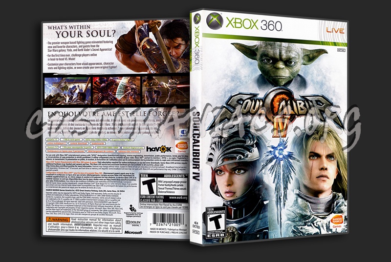 Soul Calibur IV dvd cover