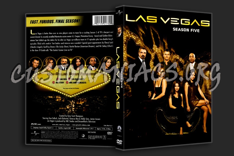Las Vegas Season 5 dvd cover