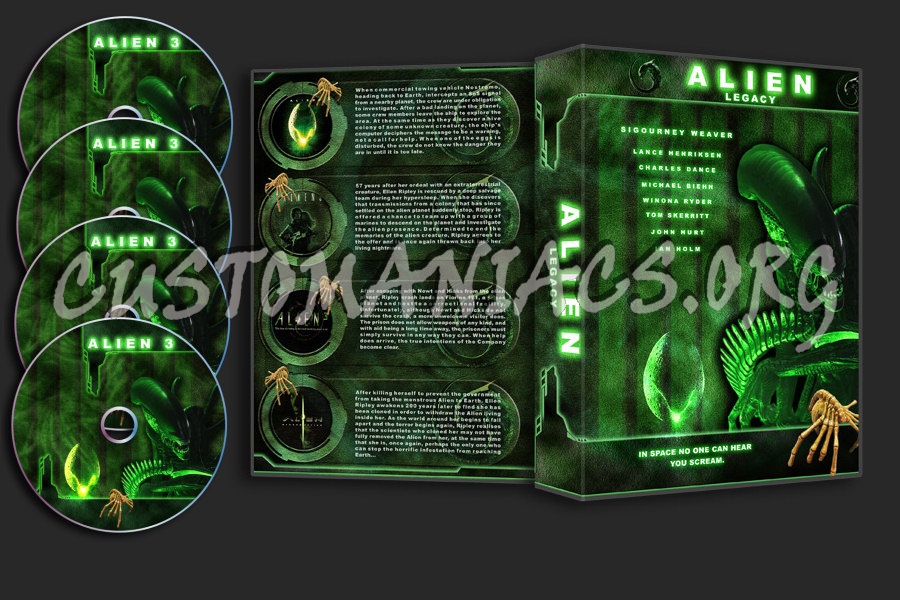 Alien Legacy 10 Disc dvd cover