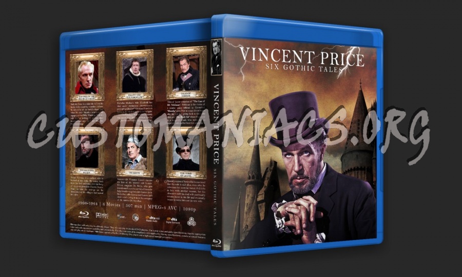 Vincent Price Collection - Master of Menace & Six Gothic Tales blu-ray cover