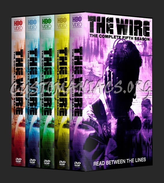 The Wire Season 1-5 dvd cover