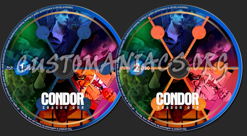 Condor - Season 1 - Amazon Prime Labels blu-ray label