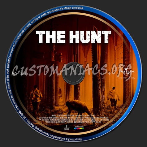 The Hunt (2020) blu-ray label