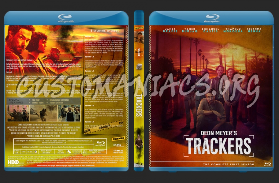 Trackers (2019) - Season 1 blu-ray cover