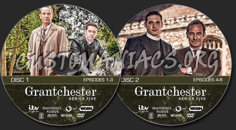 Grantchester - Series 5 dvd label