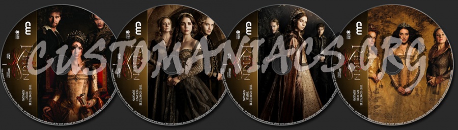 Reign Seasons 1-4 dvd label