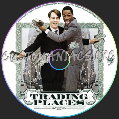 Trading Places dvd label