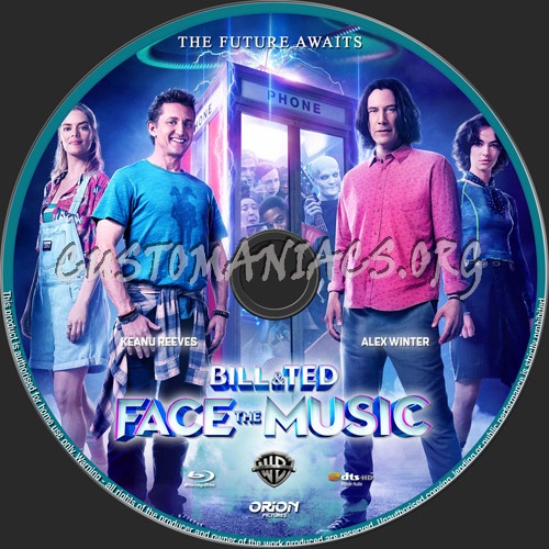 Bill & Ted Face The Music blu-ray label
