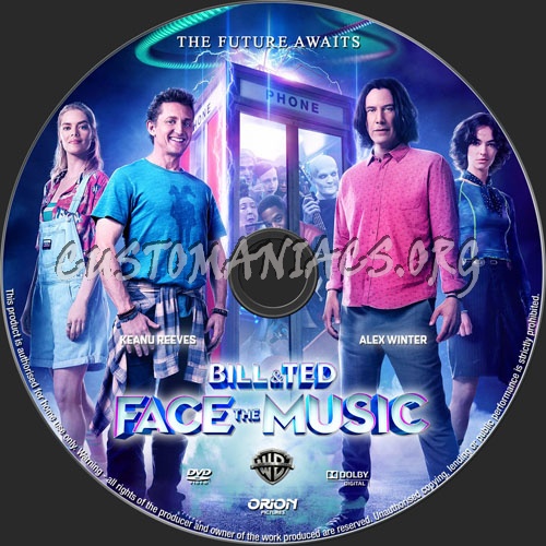 Bill & Ted Face The Music dvd label