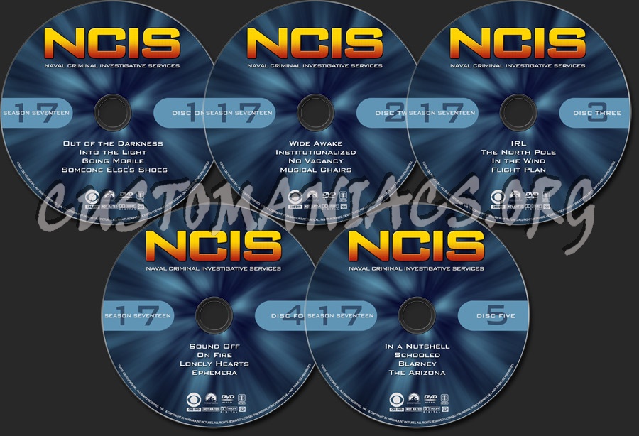 NCIS - Season 17 dvd label