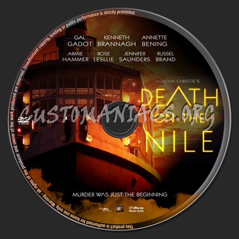 Death On The Nile (2020) dvd label