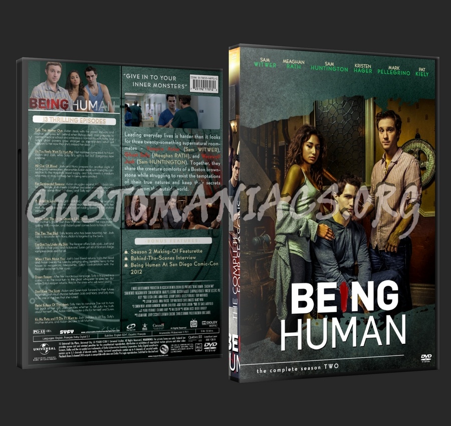 Being Human U.S. (2011) - Season 2 dvd cover