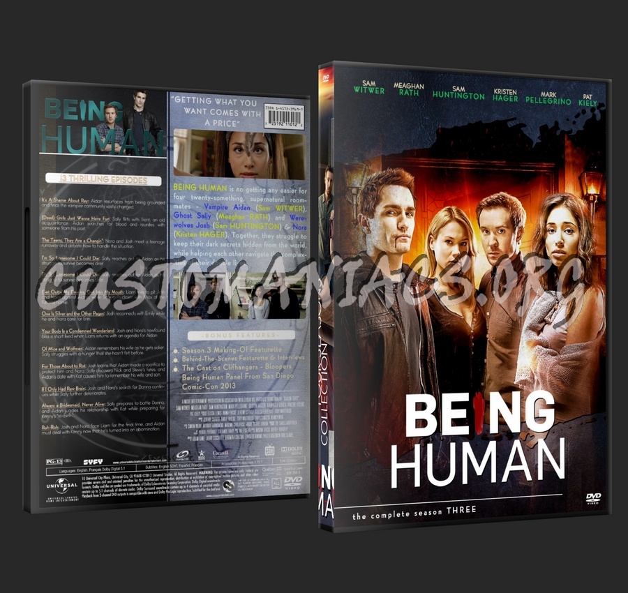 Being Human U.S. (2011) - Season 3 dvd cover