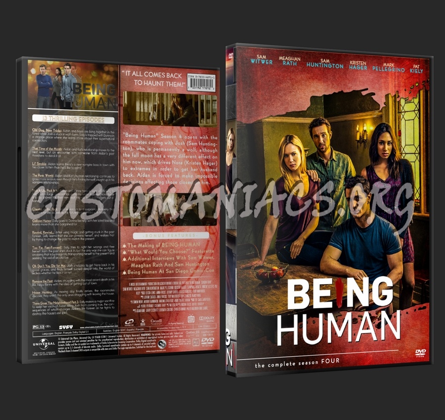 Being Human U.S. (2011) - Season 4 dvd cover