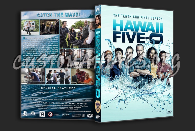 Hawaii Five-O - Season 10 dvd cover