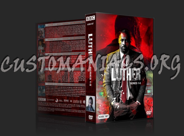 Luther - Series 1-5 dvd cover