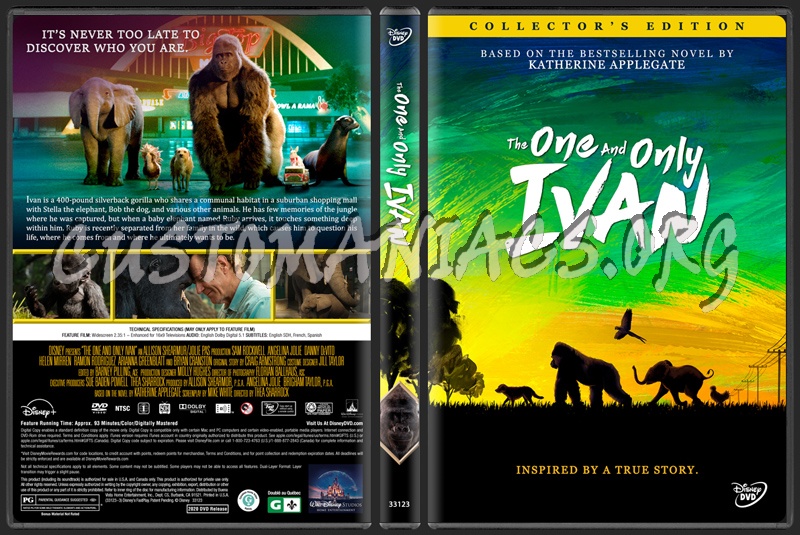 The One and Only Ivan (2020) dvd cover