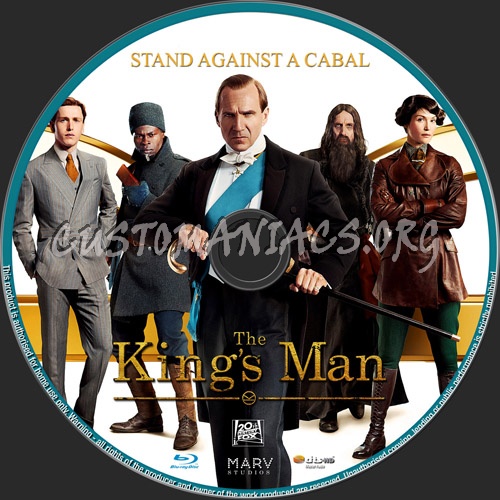 The King's Man blu-ray label