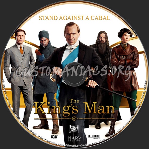 The King's Man dvd label