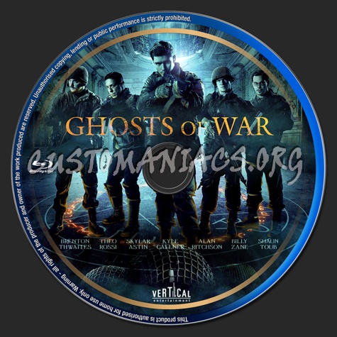 Ghosts of War (2020) blu-ray label
