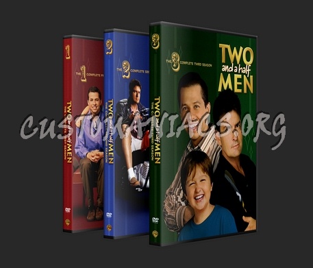 Two and a Half Men Season 1, 2 & 3 dvd cover