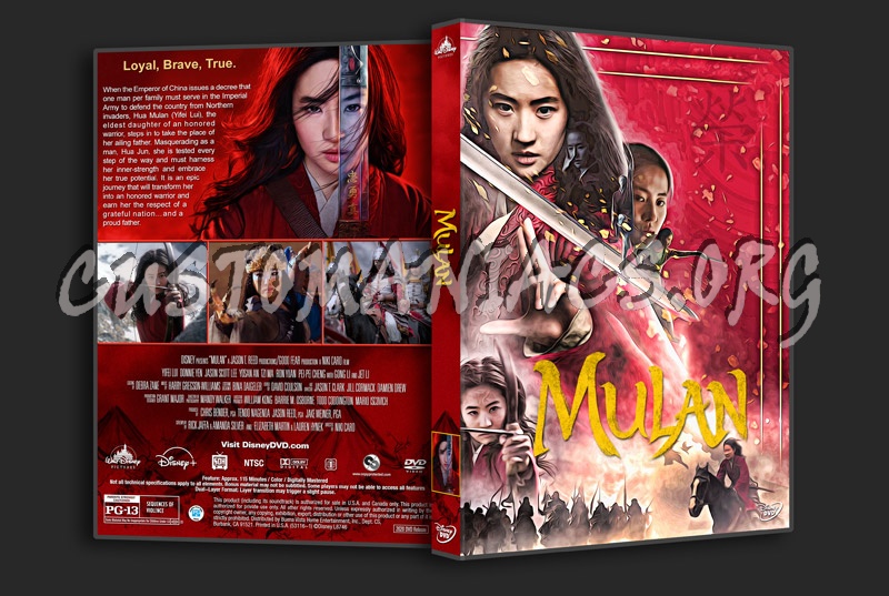 Mulan (2020) dvd cover