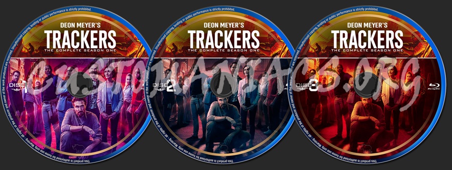 Trackers (2020) Season 1 blu-ray label