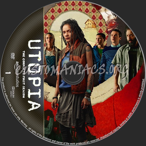 Utopia Season 1 dvd label