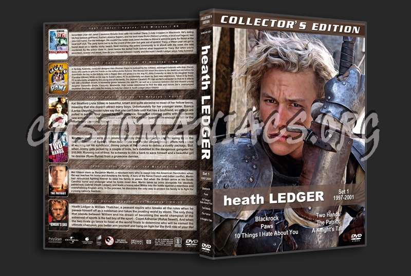 Heath Ledger Filmography - Set 1 (1997-2001) dvd cover