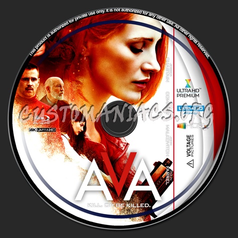 Ava (2020) 4K V2 blu-ray label