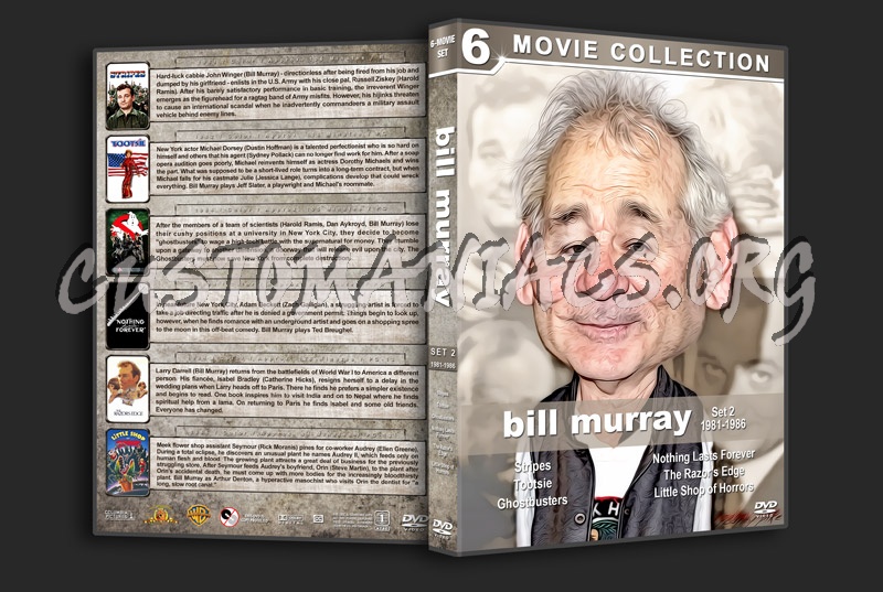 Bill Murray Filmography - Set 2 (1981-1986) dvd cover