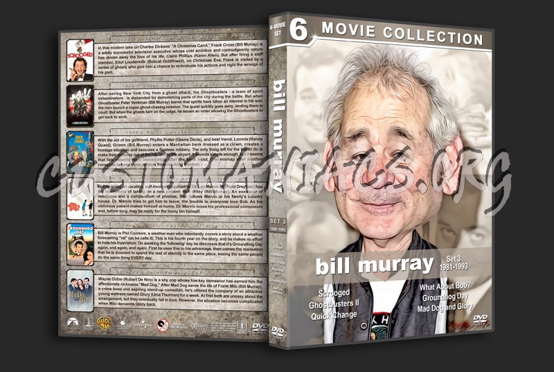 Bill Murray Filmography - Set 3 (1988-1993) dvd cover