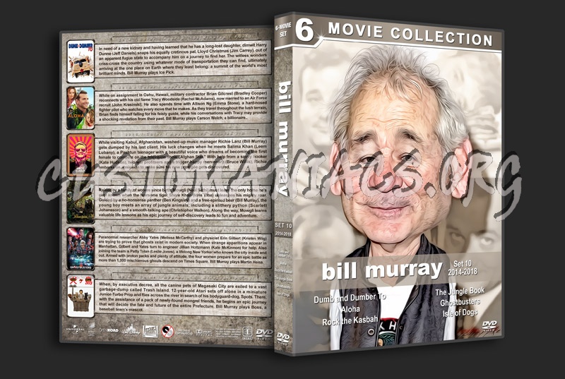 Bill Murray Filmography - Set 10 (2014-2018) dvd cover