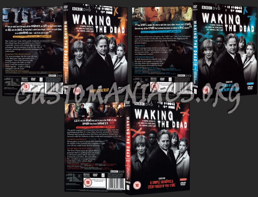 Waking the Dead Series 1-4 dvd cover