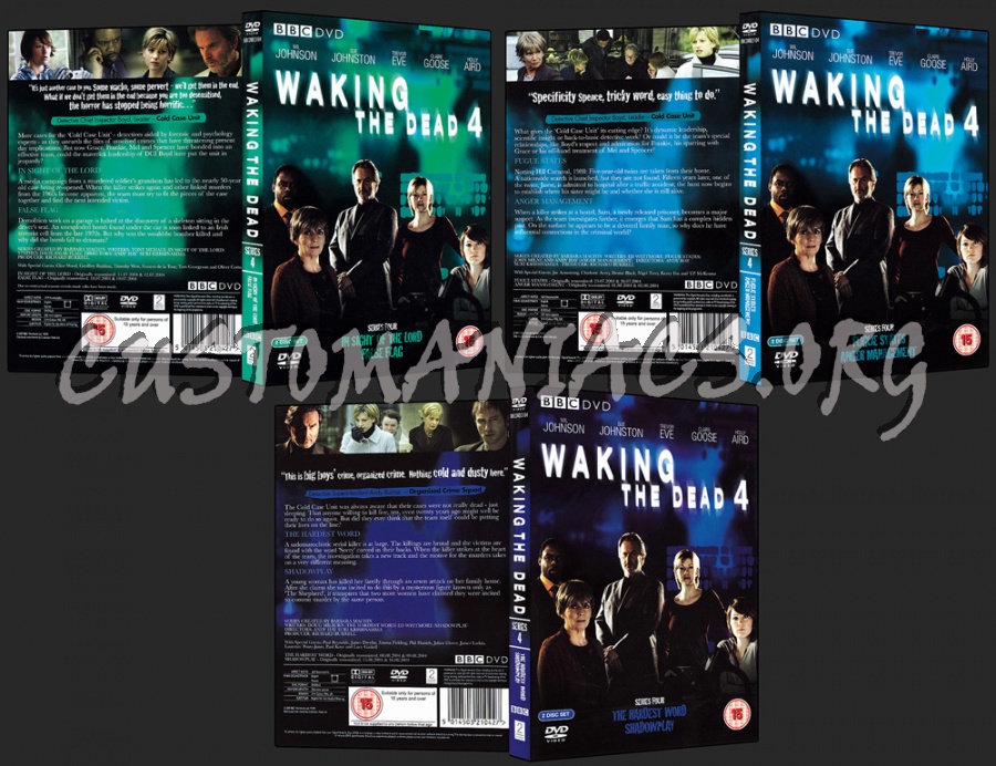 Waking the Dead Series 1-4 dvd cover