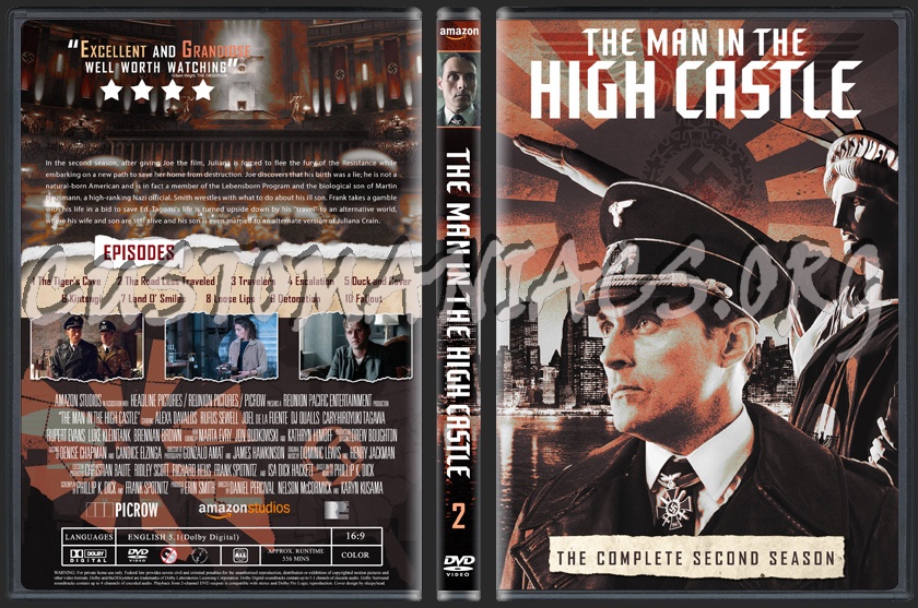 The Man in the High Castle S1-4 dvd cover