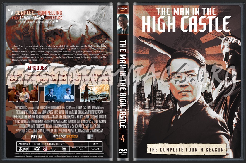 The Man in the High Castle S1-4 dvd cover
