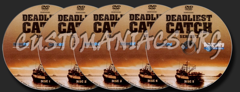 Deadliest Catch Series 3 dvd label